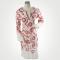 Red Peony Cotton Kaftan
