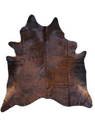 Dark Brindle Cowhide Rug
